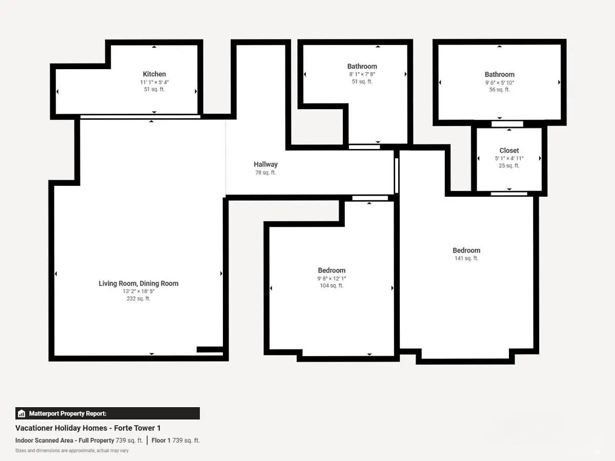 Forte Tower 1 - Elegant Two Bedroom In Downtown Dubai 0*,  United Arab Emirates
